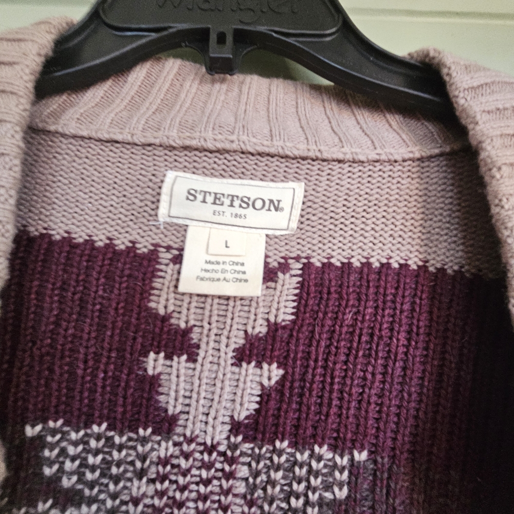 Aztec Patterned Sweater - Stetson Brand - Picture 3 of 6